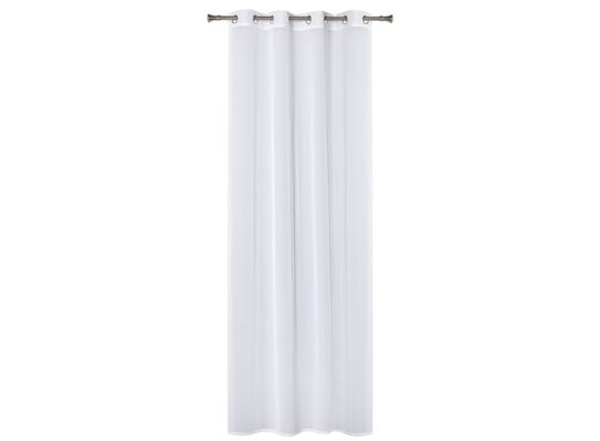 Firanka z kółkami Mira 140 x 260 cm biały