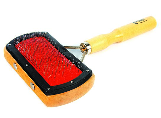 Szczotka drewniana jednostronna igły metalowe Dingo