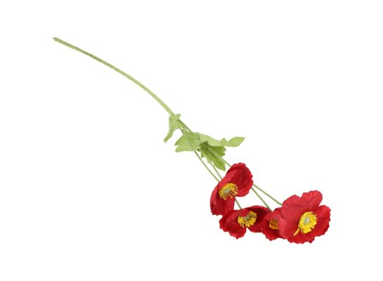 Kwiat sztuczny 60 cm czerwony