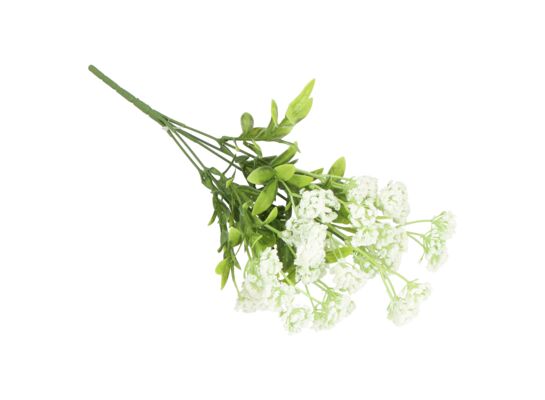 Bukiet kwiatów sztucznych 5 główek 34 cm biały