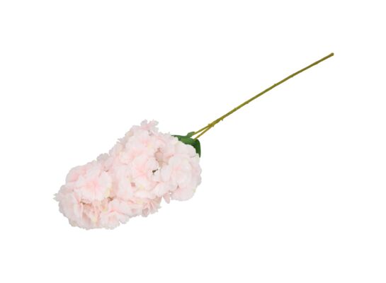 Kwiat sztuczny 2 główki różowy