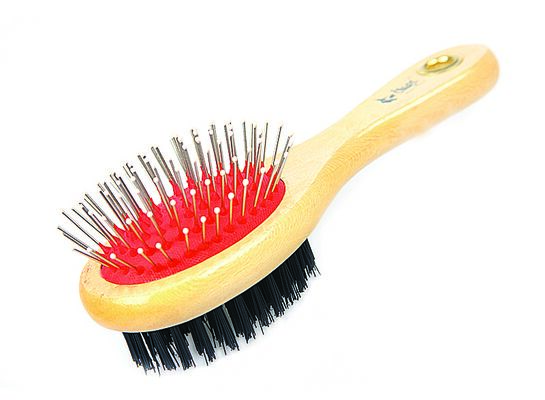 Szczotka drewniana owalna dwustronna 16809 "L"