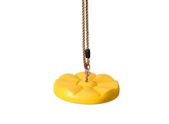 Huśtawka w kształcie płatka żółta