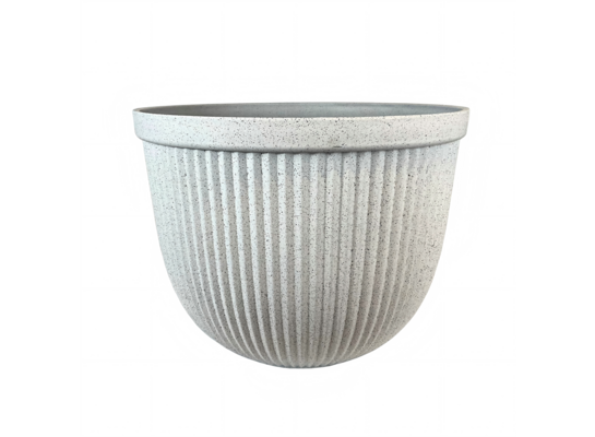 Donica plastikowa SOUTHLAKE ROUND GALVI śr. 50 cm ecru