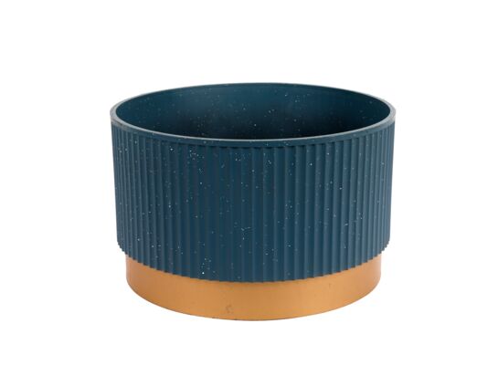 Donica plastikowa 1006 śr. 30 cm niebieska