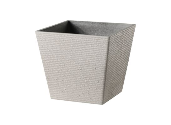 Donica plastikowa 1001 wym. 31 x 31 cm beżowa