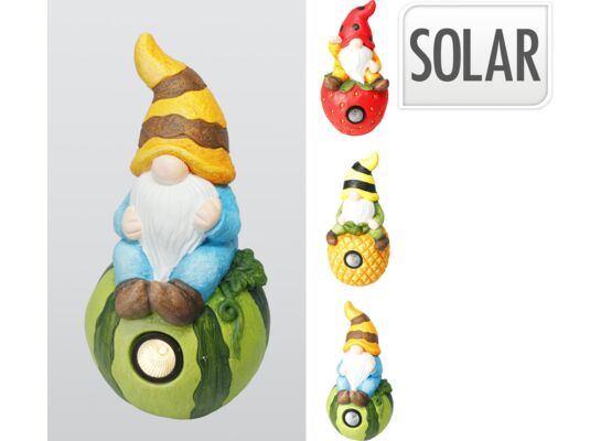 Skrzat na owocach solarny 20 x 39 cm różne kolory 1 szt.