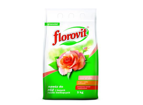 Nawóz do róż i innych roślin kwitnących worek 3 kg Florovit