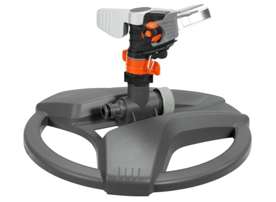 Zraszacz Premium bijakowy dookolny i sektorowy na sankach Gardena