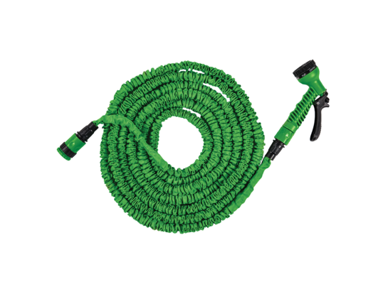 Wąż ogrodowy rozciągliwy TRICK HOSE 7m - 22m z armaturą zielony Bradas
