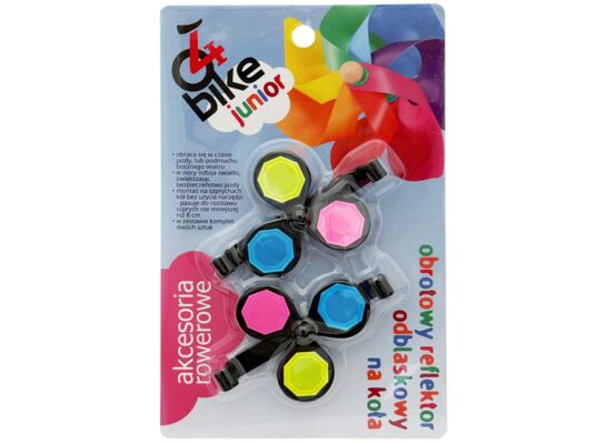 Obrotowy reflektor odblaskowy na koła 4Bike Junior