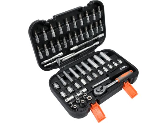 Zestaw narzędziowy 1/4" 56 elementy STHOR