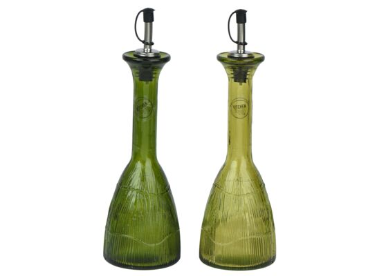 Karafka do oliwy szklana 300 ml mix kolorów