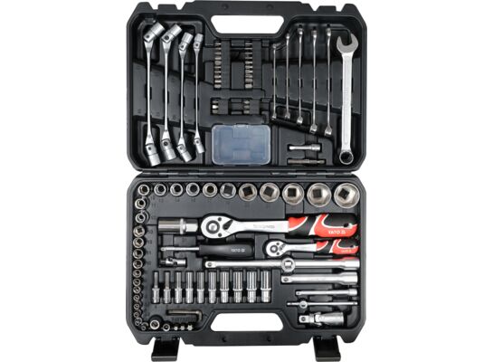 Zestaw narzędziowy 1/4", 1/2" KPL 93 elementy YATO