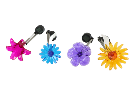 Lampka solarna kwiatek 1LED 38,5 cm różne kolory 1 szt.