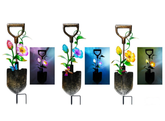 Ozdoba solarna Łopata różne kolory 16 x 66 cm 1 szt.