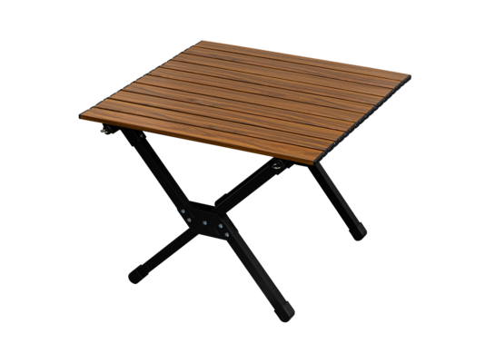Stolik składany kempingowy imitacja drewna