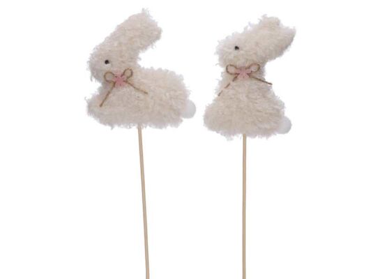 Zając na piku tkanina 2 wzory 1 szt.