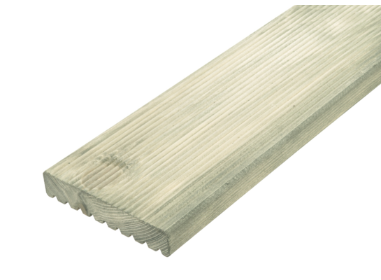 Deska ryfel dwustronny odsunięty 32 x 140 x 3000 mm