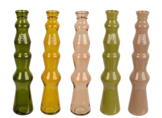 Wazon ze szkła z recyklingu 32 cm różne kolory 1 szt.