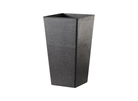 Donica plastikowa 1002 wym. 26 x 26 czarna
