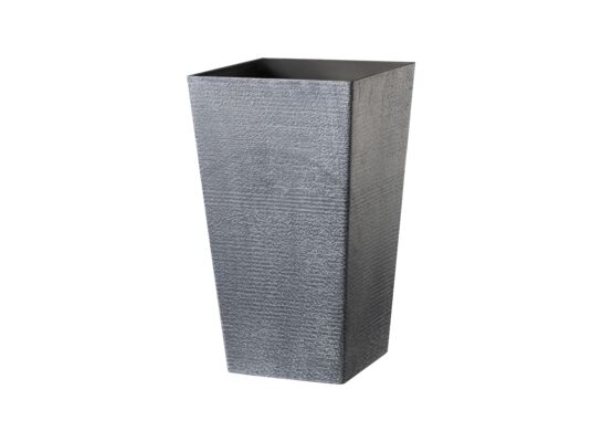 Donica plastikowa 1002 wym. 40 x 40 cm szara