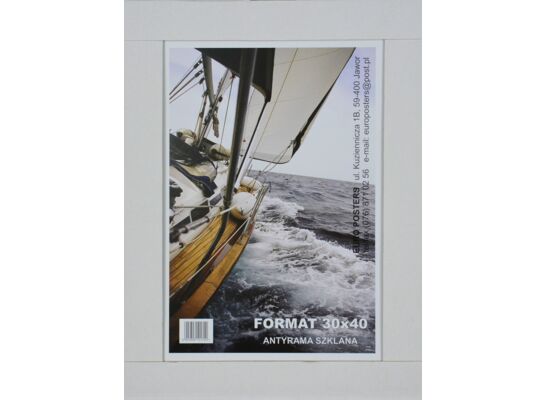 Antyrama szklana 30 x 40 cm