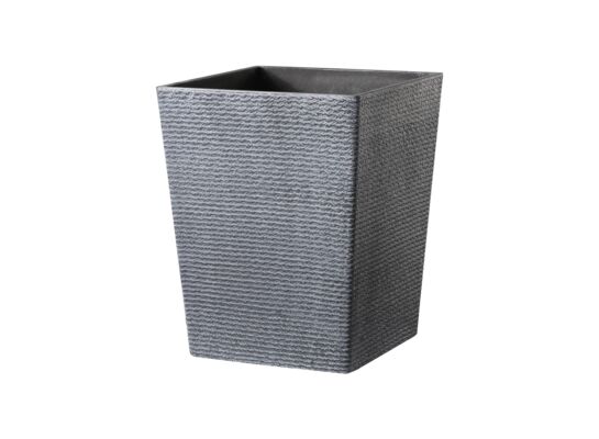 Donica plastikowa 1004 wym. 42 x 42 cm szara