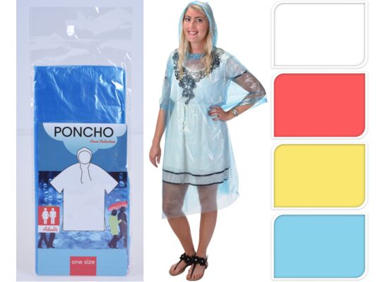 Peleryna przeciwdeszczowa dla dorosłego mix kolorów