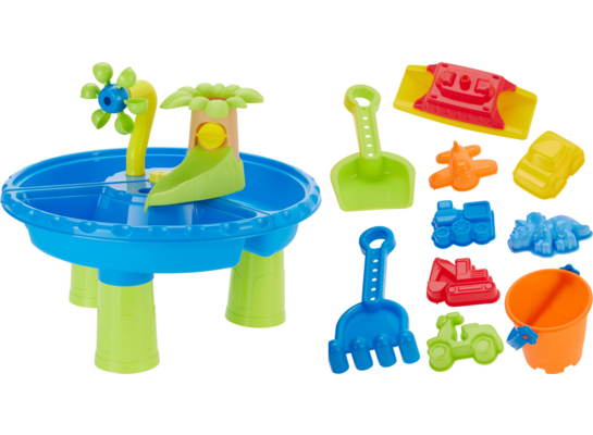 Stół dla dzieci do zabawy piaskiem i wodą