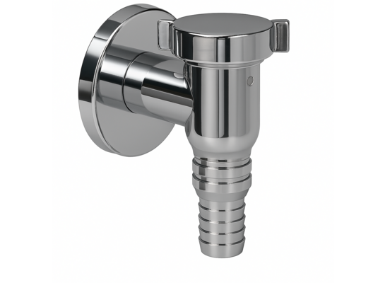 Syfon pralki natynkowy napylany chrom