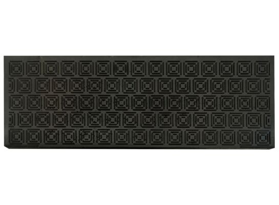 Nakładka gumowa na schody 73 x 24 cm czarny