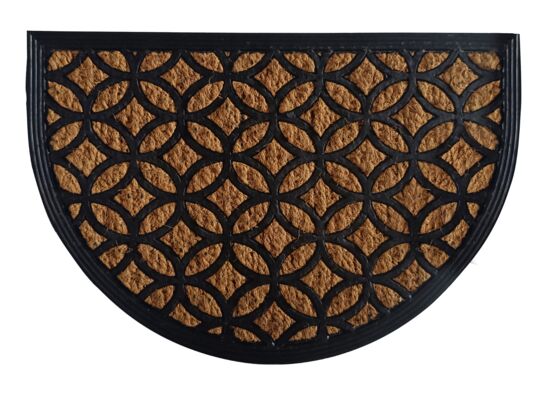 Wycieraczka gumowo-kokosowa Fred 60 x 40 cm brązowy