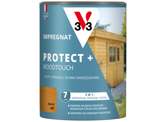 Impregnat PROTECT+ 7 lat dąb jasny 0,7 l V33