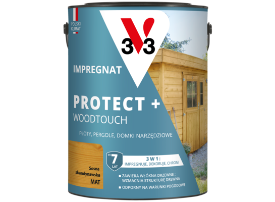 Impregnat PROTECT+ 7 lat sosna skandynawska 4,5 l V33