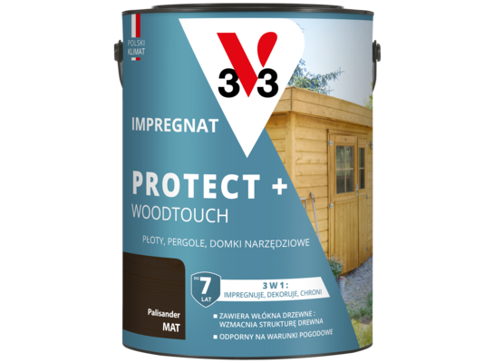 Impregnat PROTECT+ 7 lat palisander 4,5 l V33