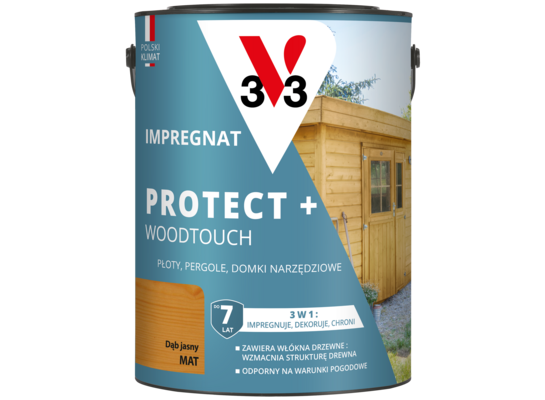 Impregnat PROTECT+ 7 lat dąb jasny 4,5 l V33