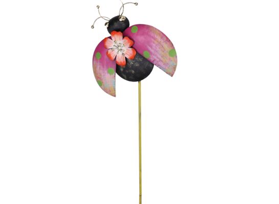 Pik metalowy biedronka 111 cm