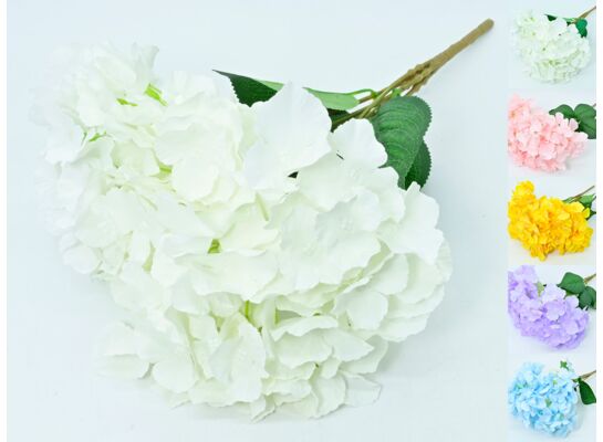 Bukiet 5 hortensji 47 cm mix kolorów