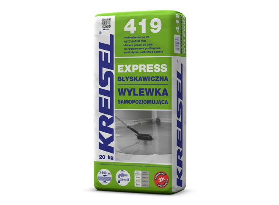 Błyskawiczna wylewka samopoziomująca express 419 20 kg KREISEL
