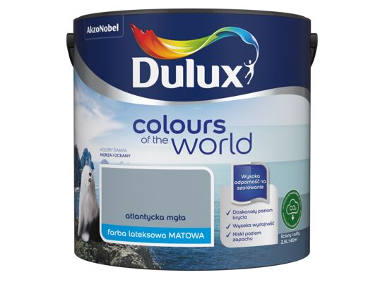 Farba lateksowa Kolory Świata atlantycka mgła 2,5 l Dulux