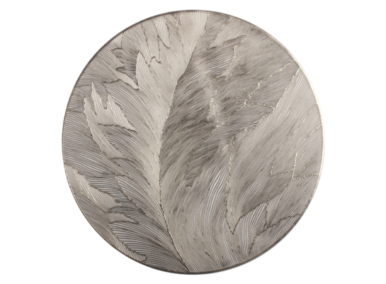 Podkładka SILIA śr.38 cm biało-złoty