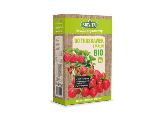 Nawóz organiczny do truskawek i malin BIO granulat 1 kg BIOVITA