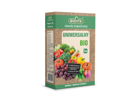 Nawóz organiczny uniwersalny BIO granulat 1 kg BIOVITA
