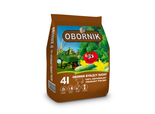 Nawóz obornik bydlęcy 4 l suszony BIOVITA