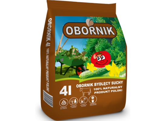 Nawóz obornik bydlęcy 4 l suszony BIOVITA