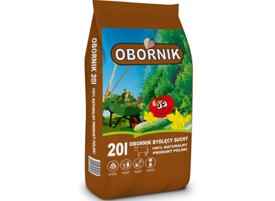 Nawóz obornik bydlęcy 20 l suszony BIOVITA
