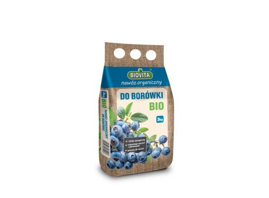 Nawóz organiczny do borówki BIO granulat 3 kg BIOVITA