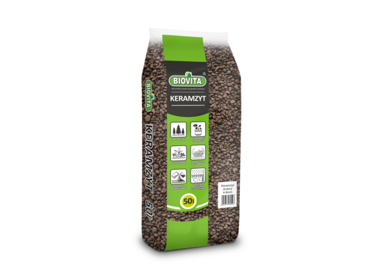 Keramzyt drobny 4 - 8 mm 50 l BIOVITA