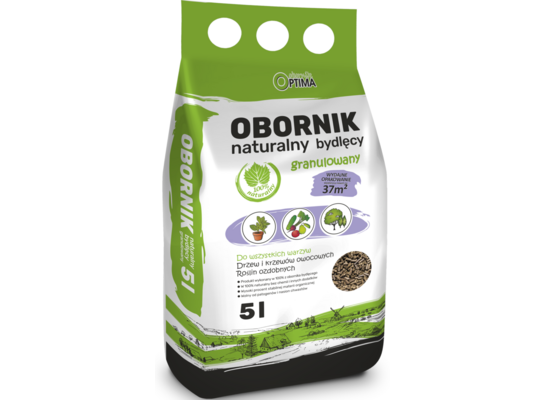 Obornik naturalny bydlęcy granulowany 5 l OPTIMA